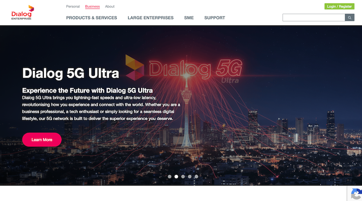 Dialog Enterprise website
